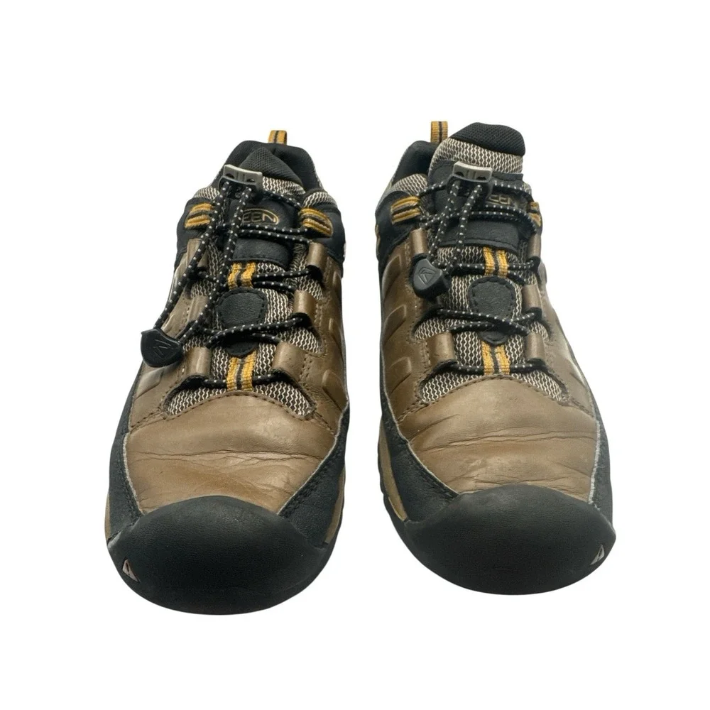 Keen Targhee 3 Low Height Men's Size 6 Waterproof Hiking Shoes Bungee Cord/Black
